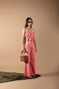 Alexandra Pink Tube Top And Pants Set
