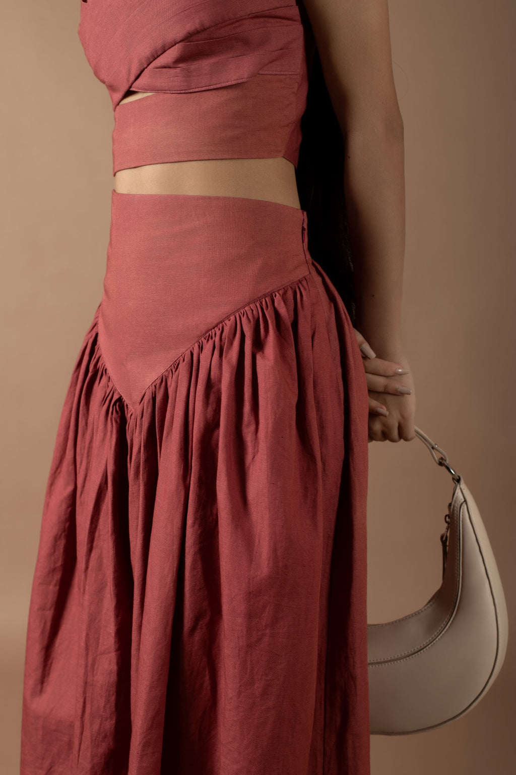 Emma Rust Skirt Set