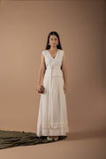 Mia Off White Skirt Set