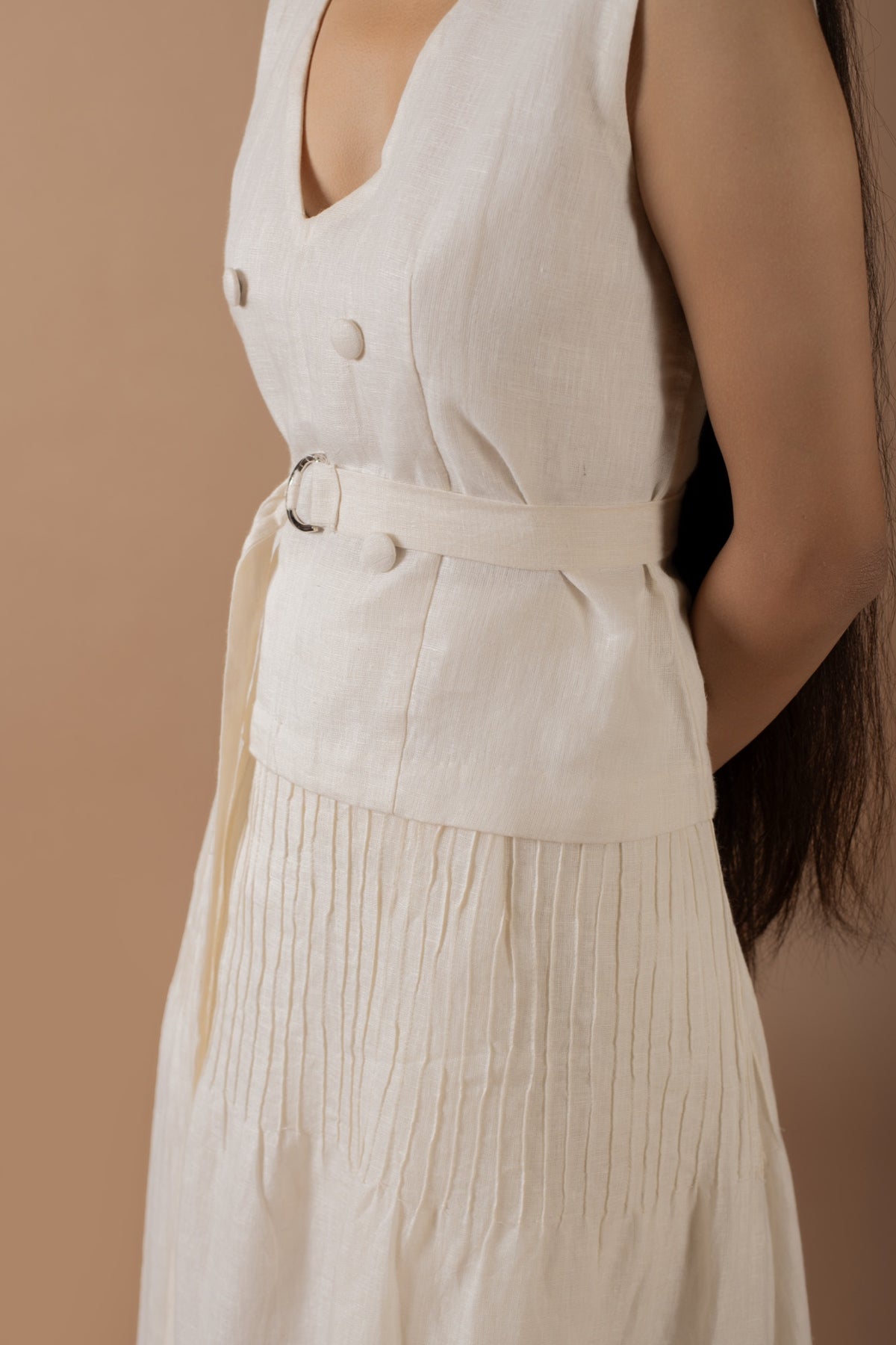 Mia Off White Skirt Set