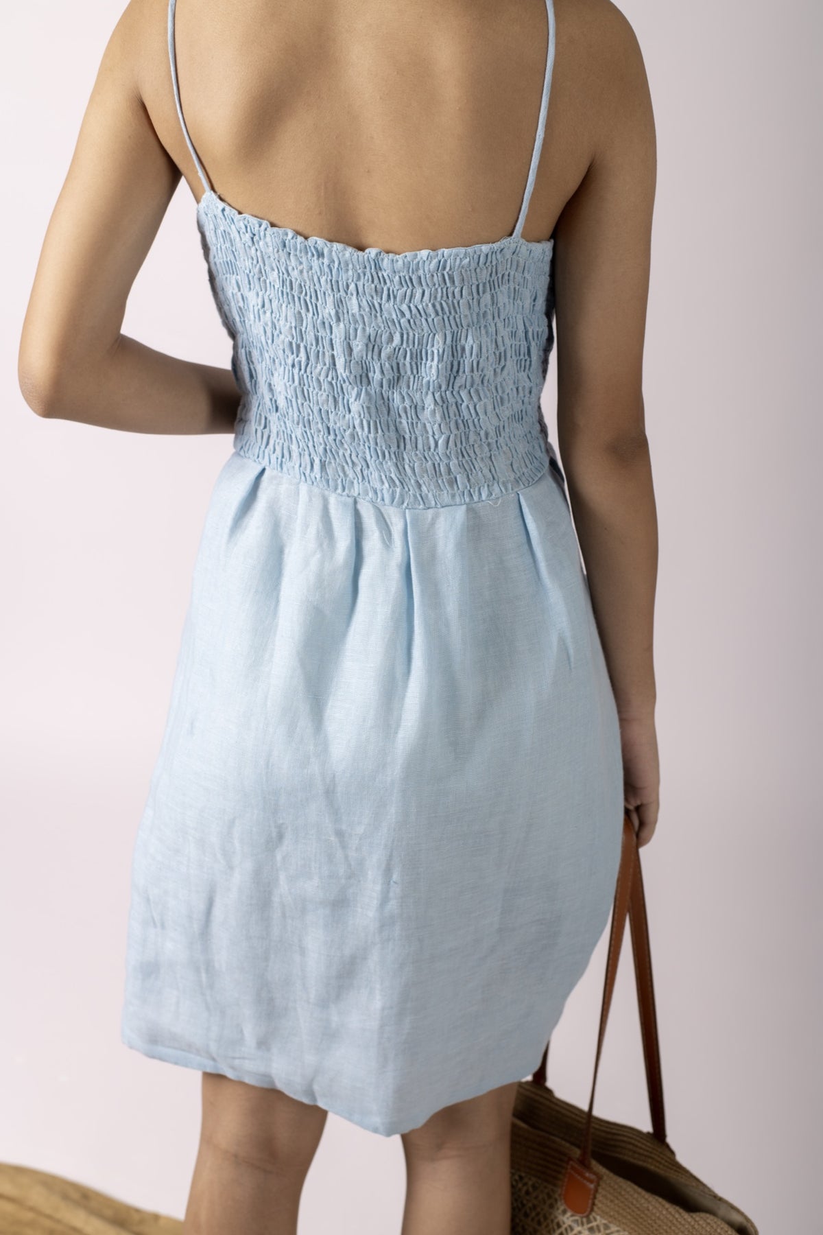 Piper Blue Wrap Around Dress
