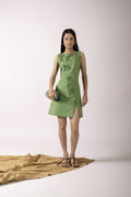 Haley Dark Green Short Dress