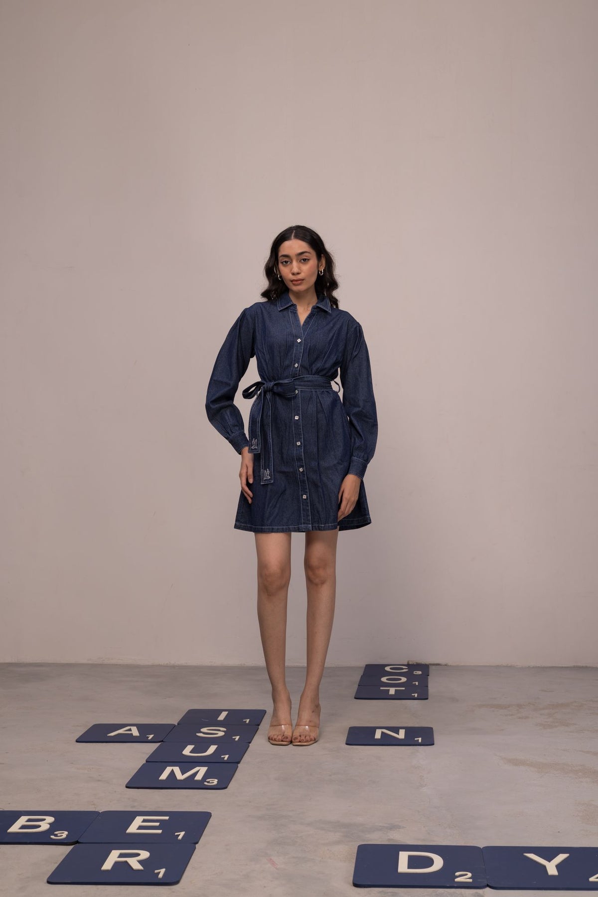 Stay On Shirt Dress