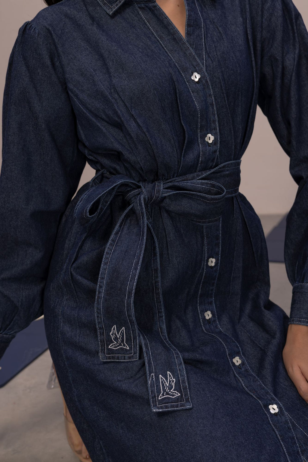 Stay On Shirt Dress
