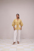 Tie-Up Gingham Shacket